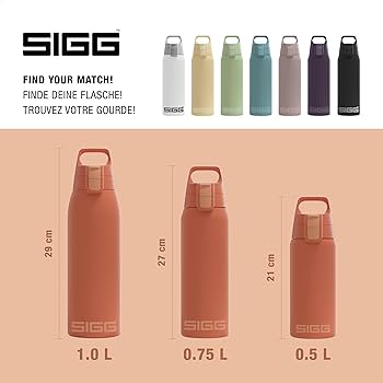 Sigg Water Bottle Shield Therm ONE Opti 0.5L / 0.75L / 1L | Shopee Thailand - View #5