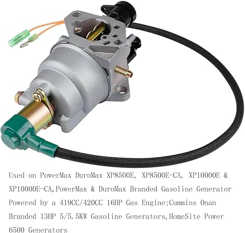 Miniatura 4 de Compatible con carburador para generador PowerMax XP8500E XP10000E Honda EB3500 EB3500X EB3800 EM3500X EM3500SX