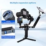 LEFTFOTO Ergonomic 360° Adjust Silicone Sling Handgrip+Handle Ext L Bracke Compatible with DJI RS2/RSC2/RS3 / RS3 PRO/ RS3 mini /RS4 PRO/ RS4 mini Gimbal Stabilizer with NATO Clam 8kg Load