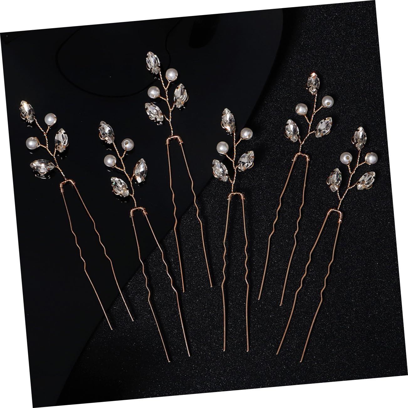 VICASKY 18 Pollici Fermagli per Sposa Vintage U Accessori con e Handmade per Matrimonio Cerimonie e Feste