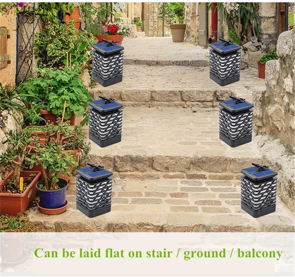 Solar Torch Lights,Solar Lanterns Lights IP65 Waterproof Dancing Flickering Flame Solar Lights Landscape Decoration Lighting Dusk to Dawn Security Solar Flame,for Garden Patio Pathway,B,6pcs