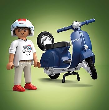 Amazon.com: PLAYMOBIL Cars 71622 1969 Vespa 150 Sprint