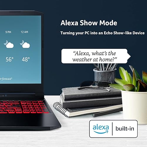 Vista 14 de Acer Nitro 5 AN515-55-53E5 portátil para videojuegos con Intel Core i5-10300H, unidad de procesamiento de gráficos NVIDIA GeForce RTX 3050, pantalla