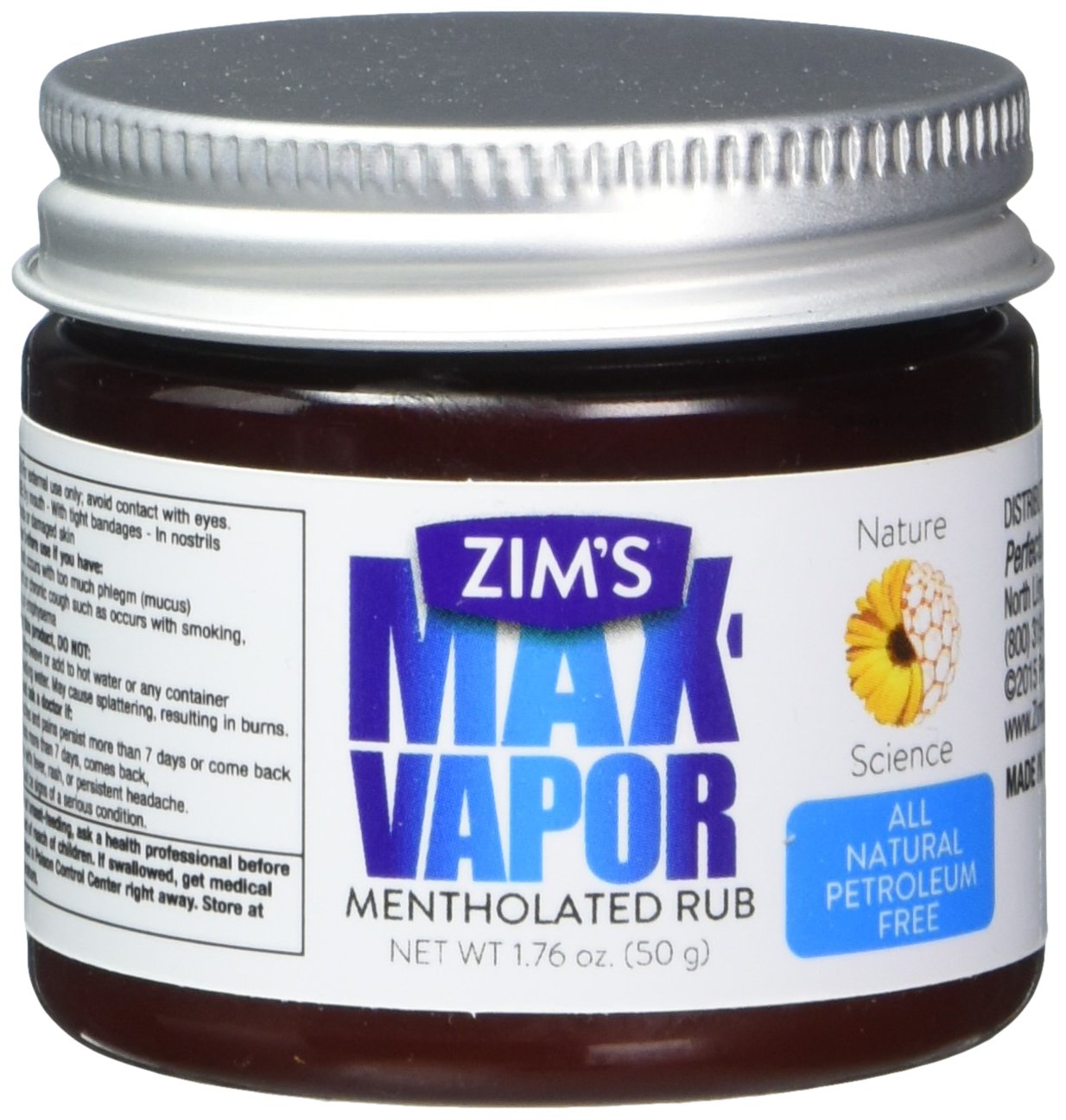 Zim's MaxVapor Mentholated Rub 1.76 Ounces