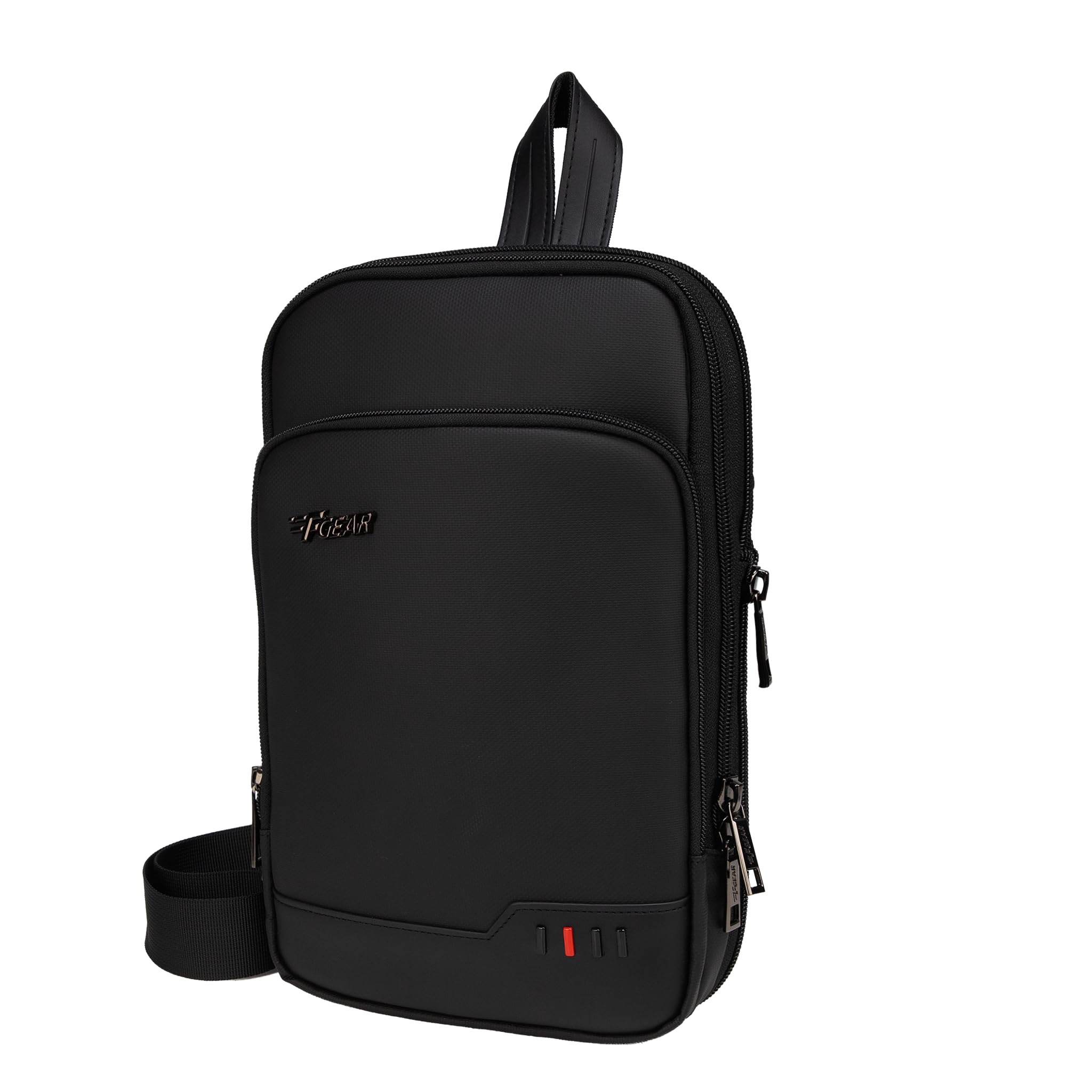Aspen Black Expandable Crossbody Sling Bag|USB Charging Port, Anti-Theft Pocket Design|Lightweight, Compact & Comfortable Sling Bag for Travel, Outdoor Use & Daily Commute|2 Pockets-image-29