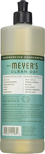 Miniatura 9 de Mrs. Meyer's Clean Day - Detergente líquido para platos, aroma a campanillas azules, fórmula biodegradable, paquete de 3 unidades, 16 fl oz