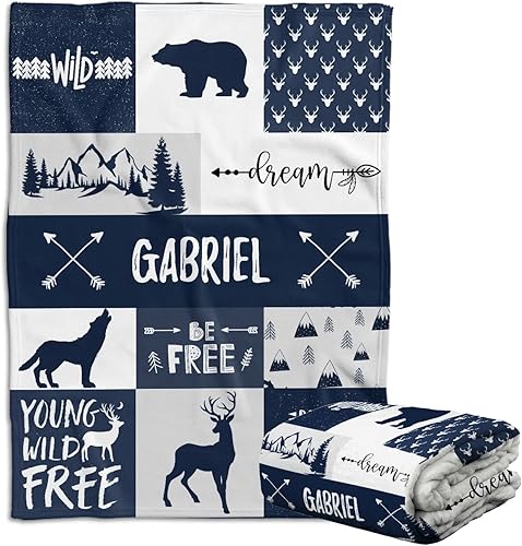 Miniatura 53 de Mantas de bebé personalizadas para niños, manta de bebé de elefante, manta de elefante bebé, manta de bebé personalizada, manta de bebé azul, mantas