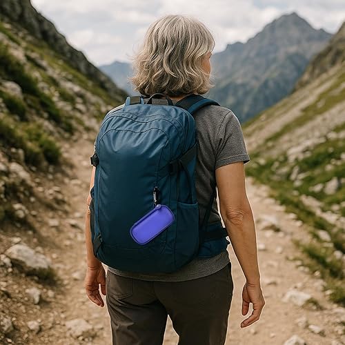 Vista 53 de PAIYULE Funda para Alivecor KardiaMobile 6L para monitor de electrocardiograma, soporte compacto también se adapta a monitor de frecuencia cardíaca