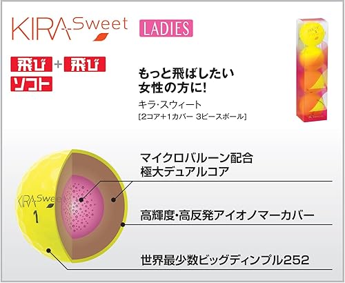 Miniatura 2 de Casco KIRA Sweet Golf Balls, 1 Dozen (Pack of 12)