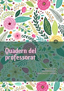 QUADERN DEL PROFESSORAT 2025-2026. PROGRAMACIÓ, AVALUACIÓ I TUTORIA: Agenda planificador setmanal | DIN A4 | CATALÀ | Rega...