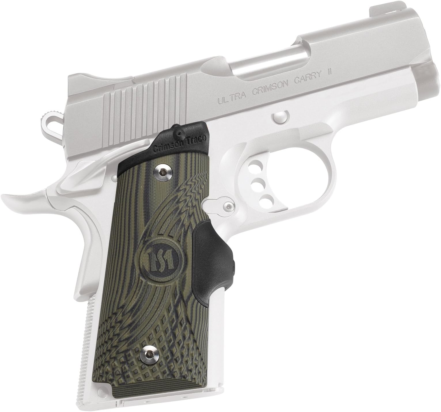 Crimson Trace LG-911 Master Series Lasergrips with Heavy Duty Construction and Instinctive Activation for 1911 Compact, Defensive Shooting, CCW and Competition