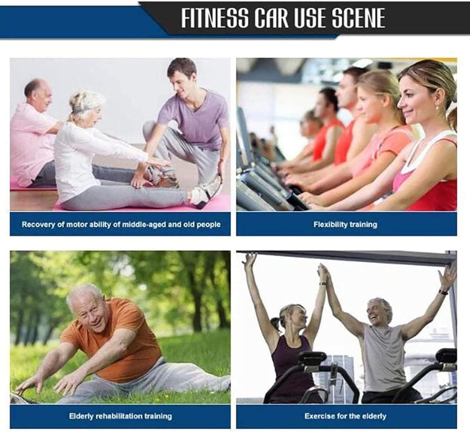 Przenośny rower treningowy z pedałem elektrycznym Stepper Fitness Rower z napędem z wyświetlaczem LCD Urządzenie do ćwiczeń z pedałami, do ramion i nóg