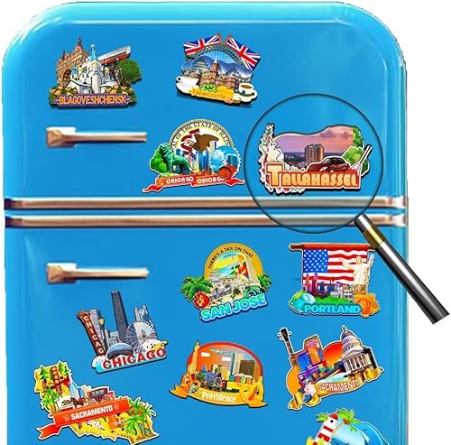 Miniatura 4 de Ensenada México - Imán de madera para nevera 3D, monumentos de viaje, coleccionables, recuerdos, decoración hecha a mano -2054