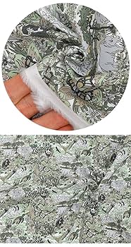 るり様　リバティプルオーバーM半袖x2 ライラック＆ハリージェームスジャングル ハリー・ジェームス・ジャングル ピカデリーポプリン｜リバティ