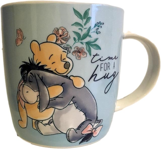 Winnie the Pooh And Eeyore Mug 'Time For a Hug' Slogan
