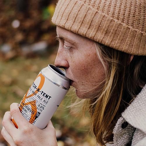 Miniatura 7 de Draft Top Lift Universal Topless Can Opener - Smooth Edge Aluminum Can Lid Remover for Beer, Cocktails, & Soda - For Tailgating & Garnishes, as Seen