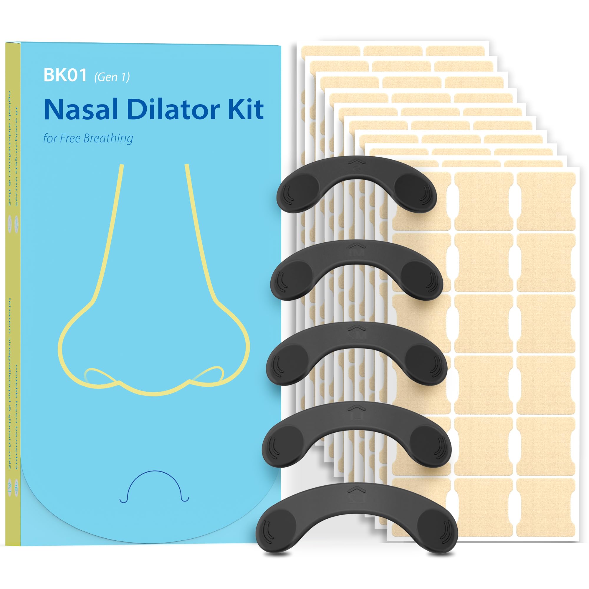 Nasal Strips, Reusable Band & 45 Tabs for Breathing, Snoring & Congestion — Amazon image 10
