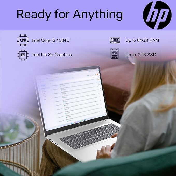 HP Laptop Essential 17.3" FHD Intel Core i5 16GB RAM 512GB SSD miniatura 2