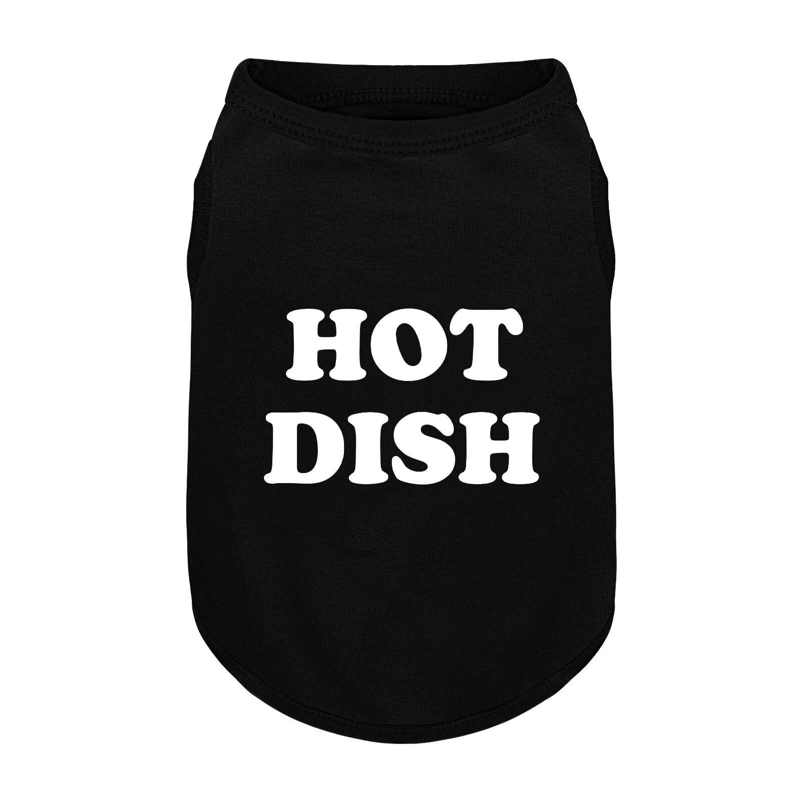 Chemise noire pour chien motif plat chaud vêtement souple et doux