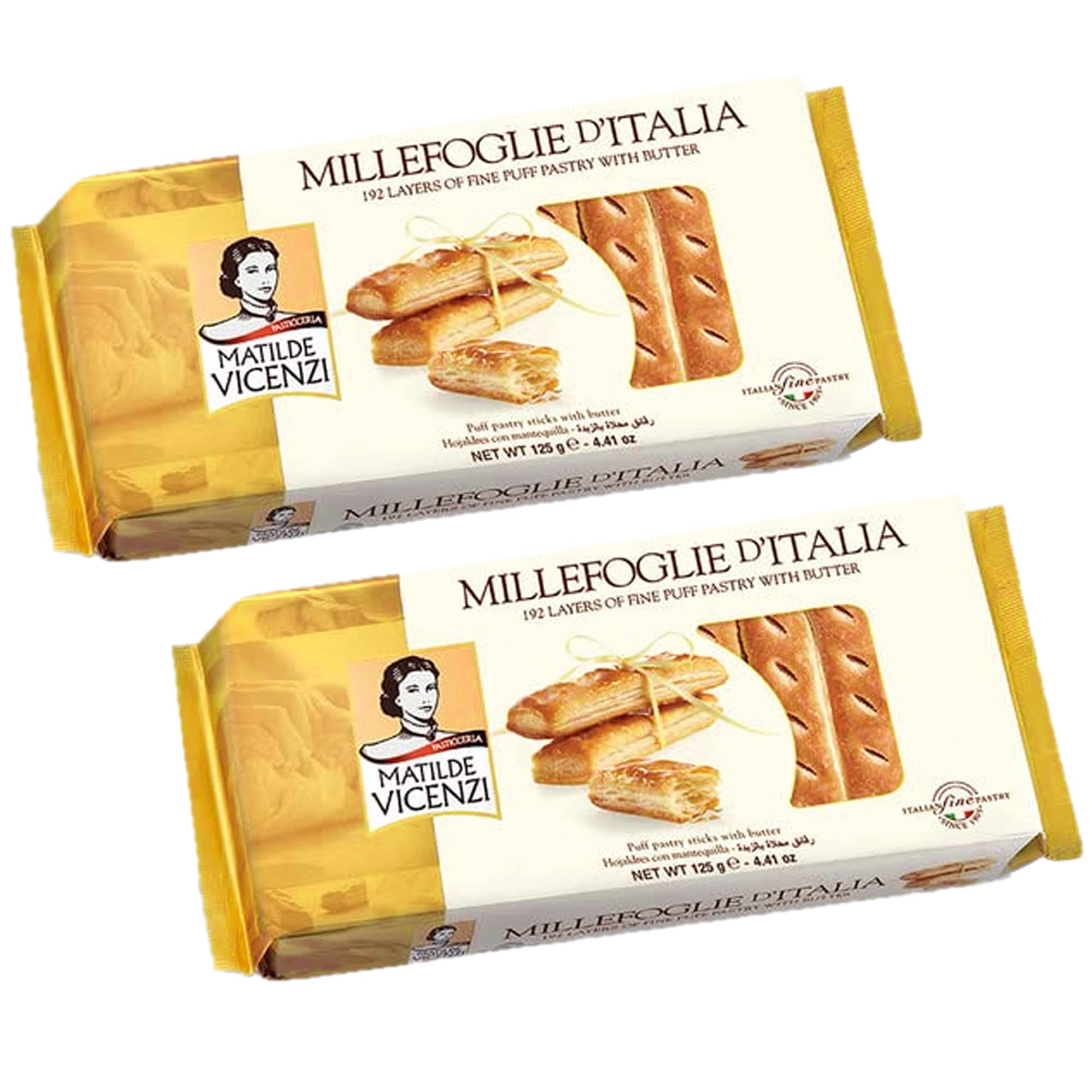 See full amazon price history chart for MATILDE VICENZI Millefoglie DITALIA Puff Pastry With Butter | GMO Free | No Preservatives & No Artifical Colours - 125gm(Pack of 2) MATILDE VICENZI Millefoglie DITALIA Puff Pastry With Butter | GMO Free | No Preservatives & No Artifical Colours - 125gm(Pack of 2) (B09TBFVLKF) Amazon Price History, Amazon Price Tracker