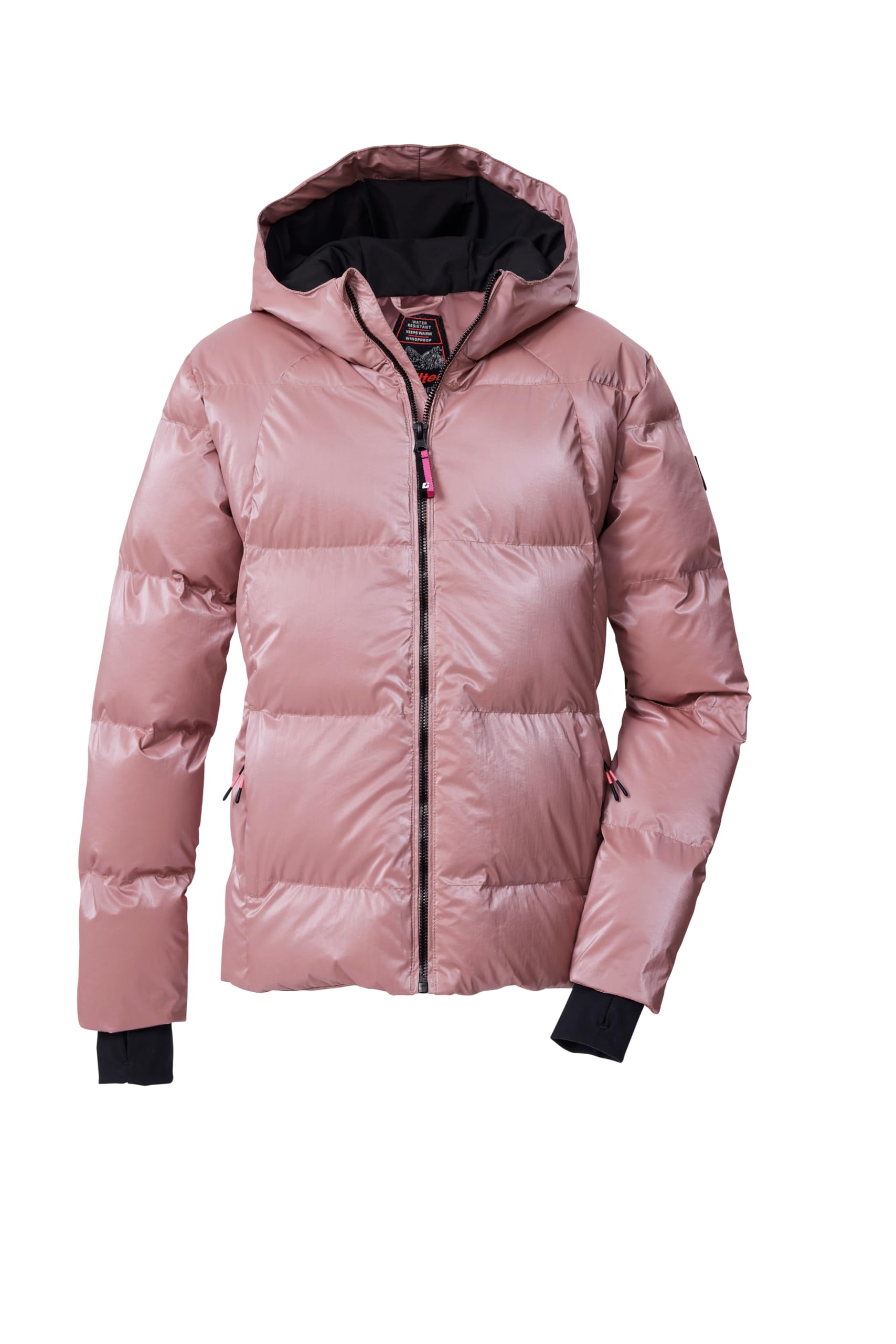 Killtec Ksw 210 Grls Qltd Jckt Giacca/giaccone trapuntato in piuma d'oca con cappuccio e paraneve Bambine e ragazze