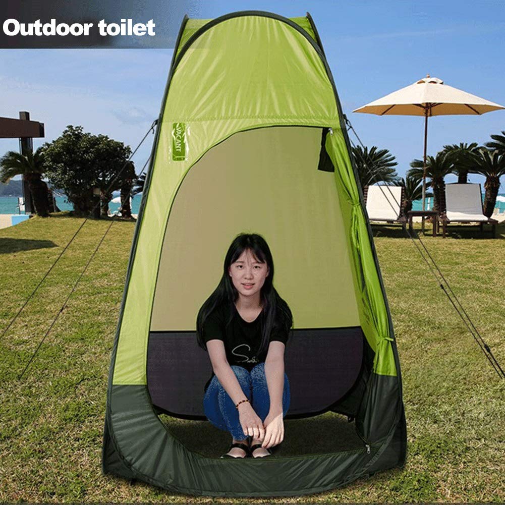 Tenda Spogliatoio Portatile BaBa - Pop-Up Istantaneo Per Campeggio, Spiaggia, Doccia (Verde Militare) - Foto 10