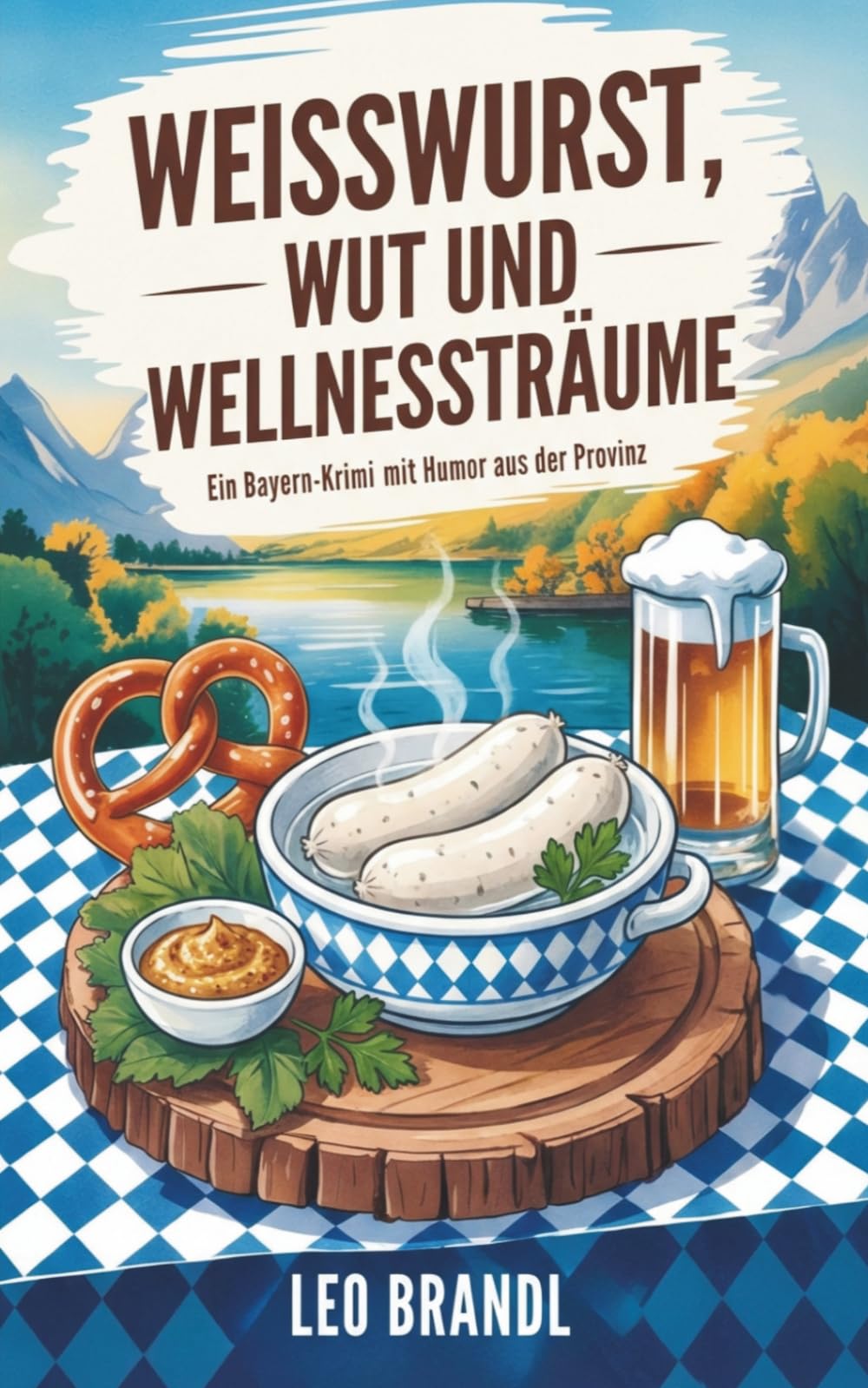 Weißwurst, Wut und Wellnessträume: Ein regionaler Bayern-Krimi mit Humor aus der Provinz (Ammersee-Krimis von Leo Brandl)