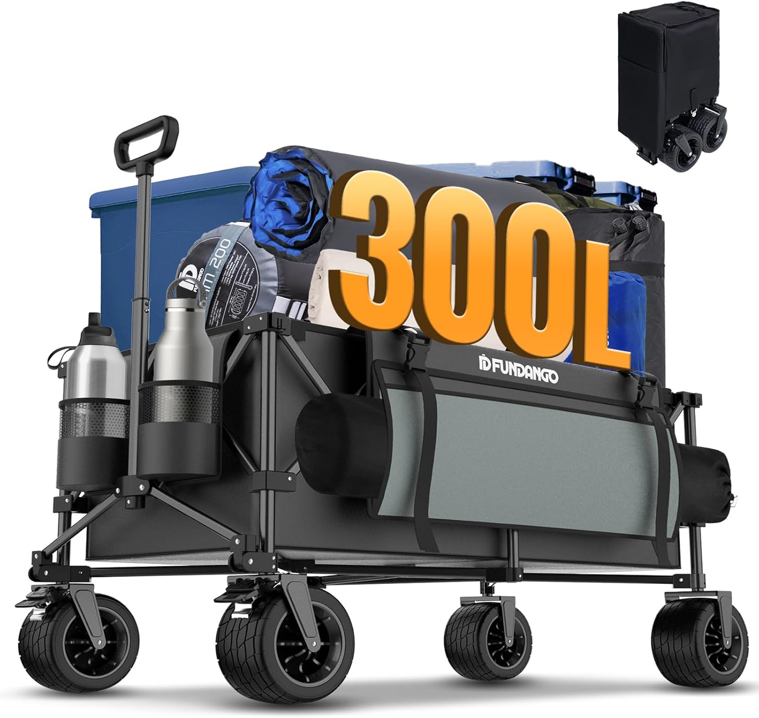 Lar Wagons Carts Foldable Heavy Duty, pact Collapsible