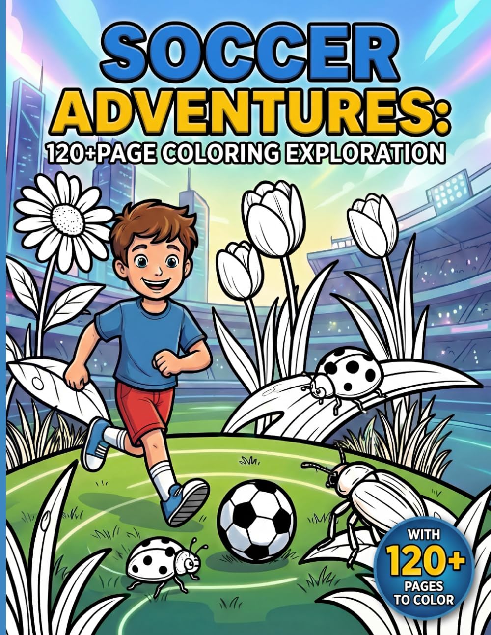 Soccer Adventures: 120+ Page Coloring Exploration