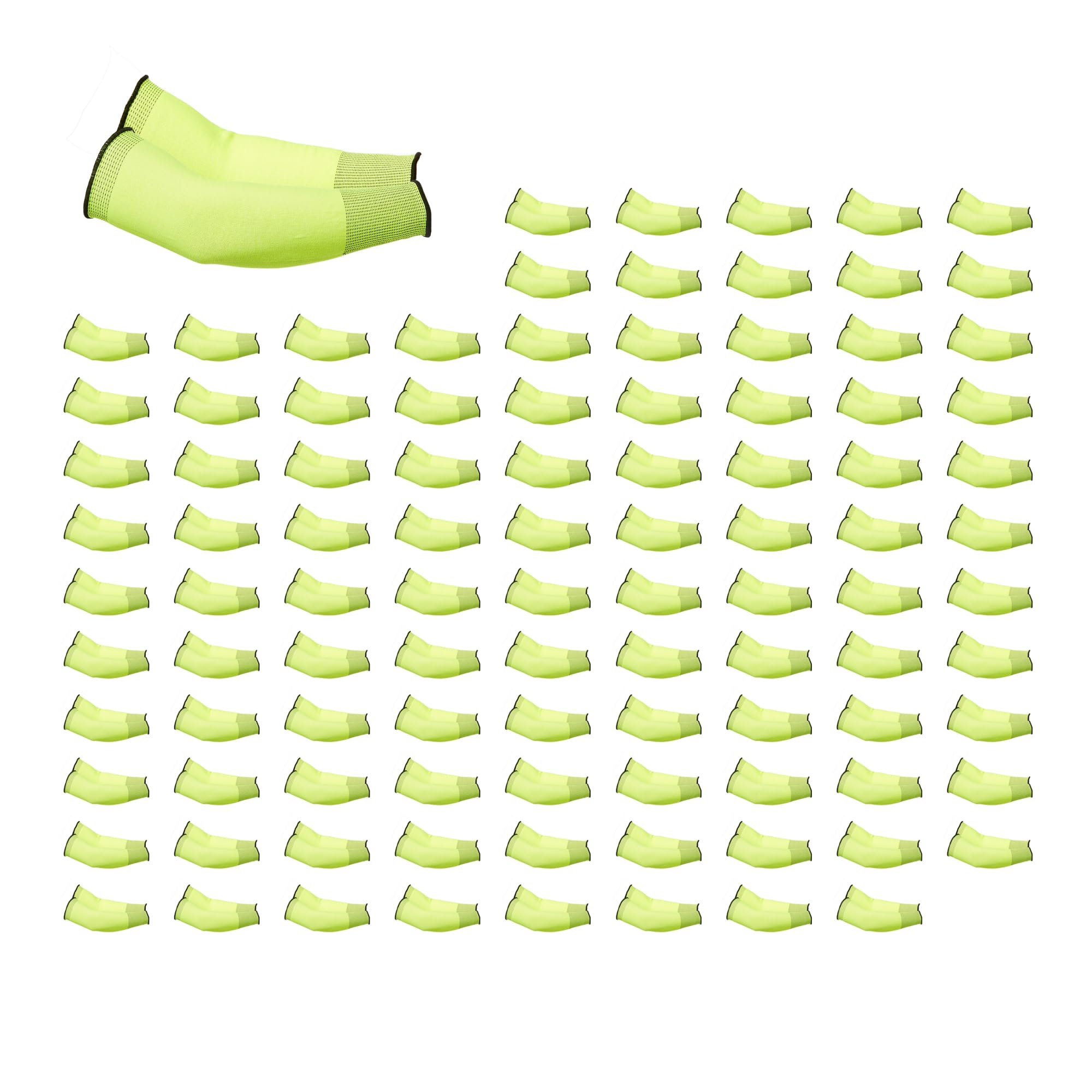 Amazon Basics. Manicotti Protettivi per le Braccia. Antitaglio. Lunghezza 35.5 centimeters. Colore Giallo. 100 Paia