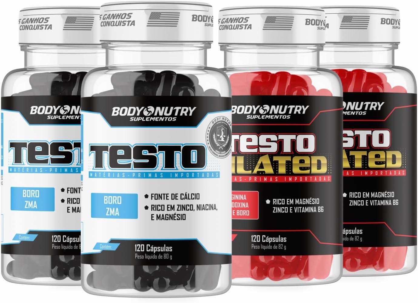 Kit 2x Vitaminas e Minerais Pote 120 Cápsulas + 2x Dilated Pote 120 Capsulas - Imagem 2