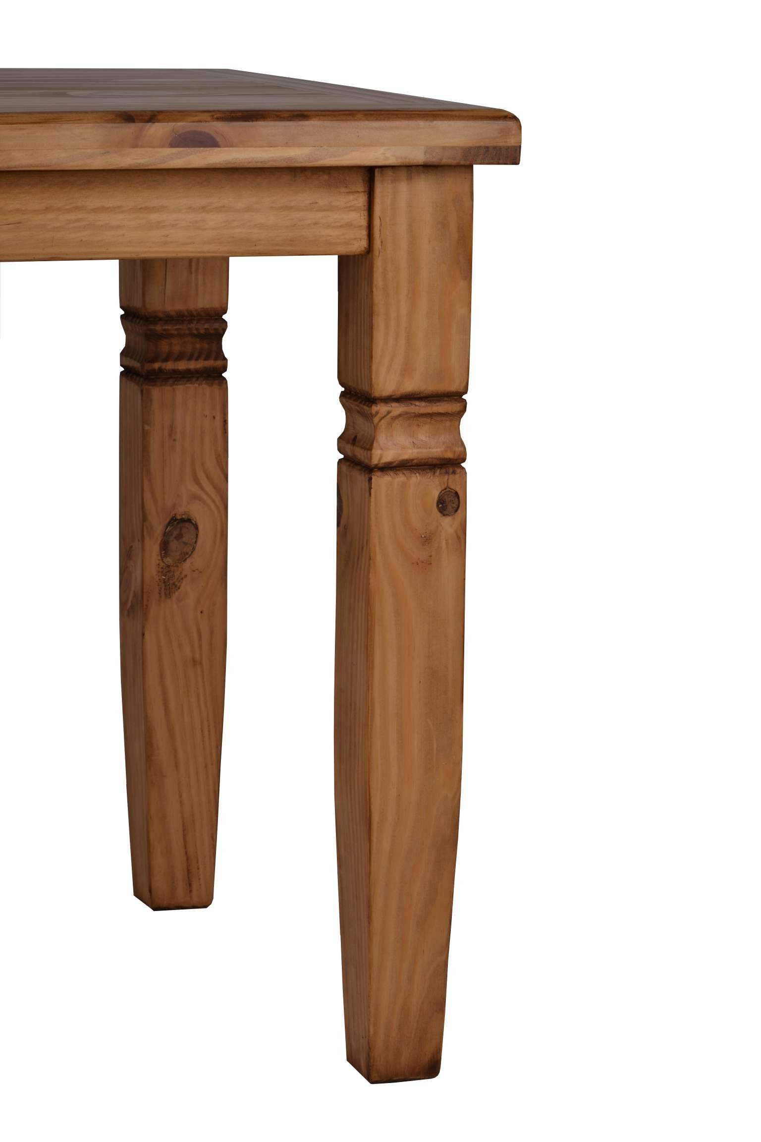 Esstisch Mexico Möbel 140 cm Landhausstil Massivholz Pinie Honig