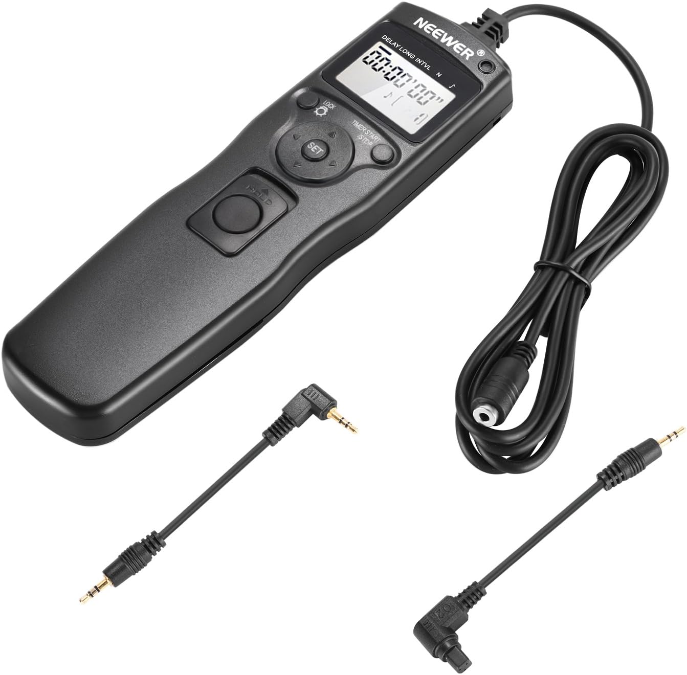 Neewer Shutter Release Timer Remote Control Cord Compatible with Canon EOS 550D/Rebel T2i, 450D/Xsi, 400D/Xti, 350D/XT, 300D 60D 600D 500D 1100D 1000D 10D 20D 30D 40D 50D