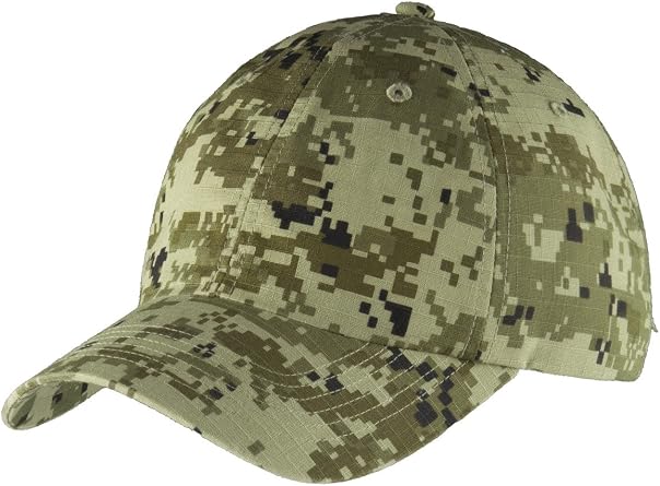 Digital Ripstop Camouflage Cap C925 