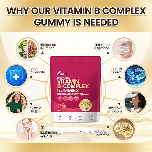 Miniatura 3 de VivoNu Oil of Oregano with Black Seed Oil & Vitamin B Complex Gummies for Women and Men