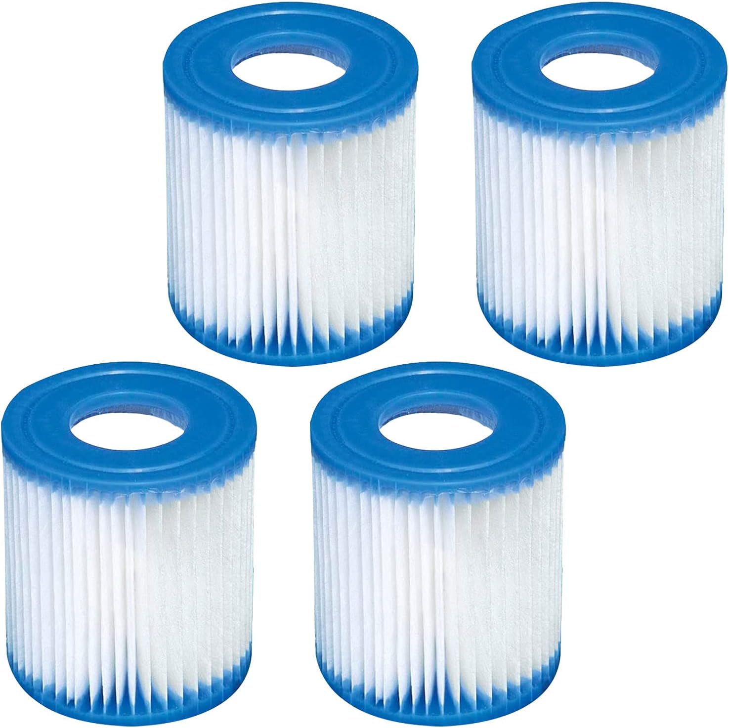 4 Pack Pool Filter Cartridge for Bestway, Reusable Inflatable Pool