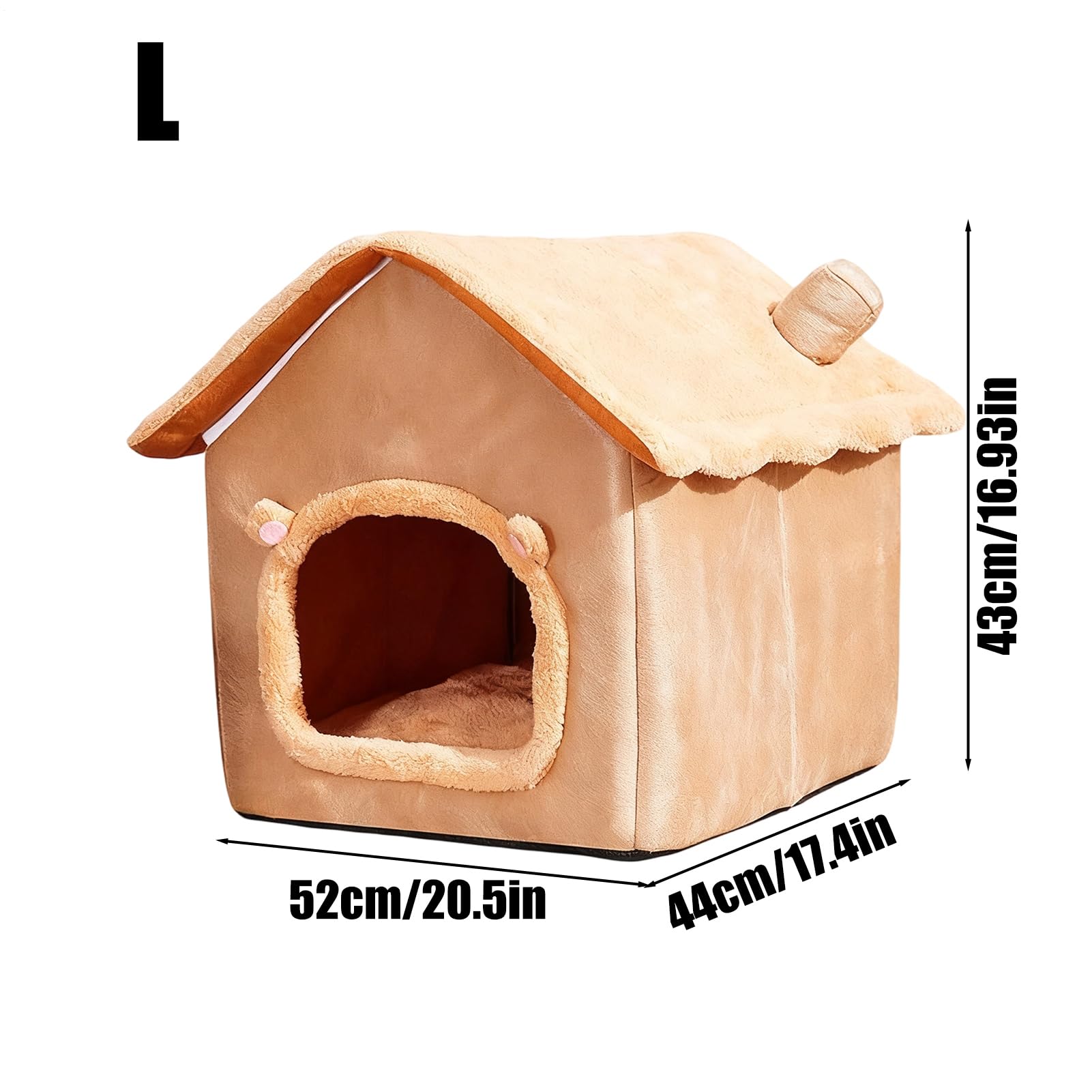 Katzenbett Höhle Waschbar Und Warm Mit Abnehmbarem Kissen