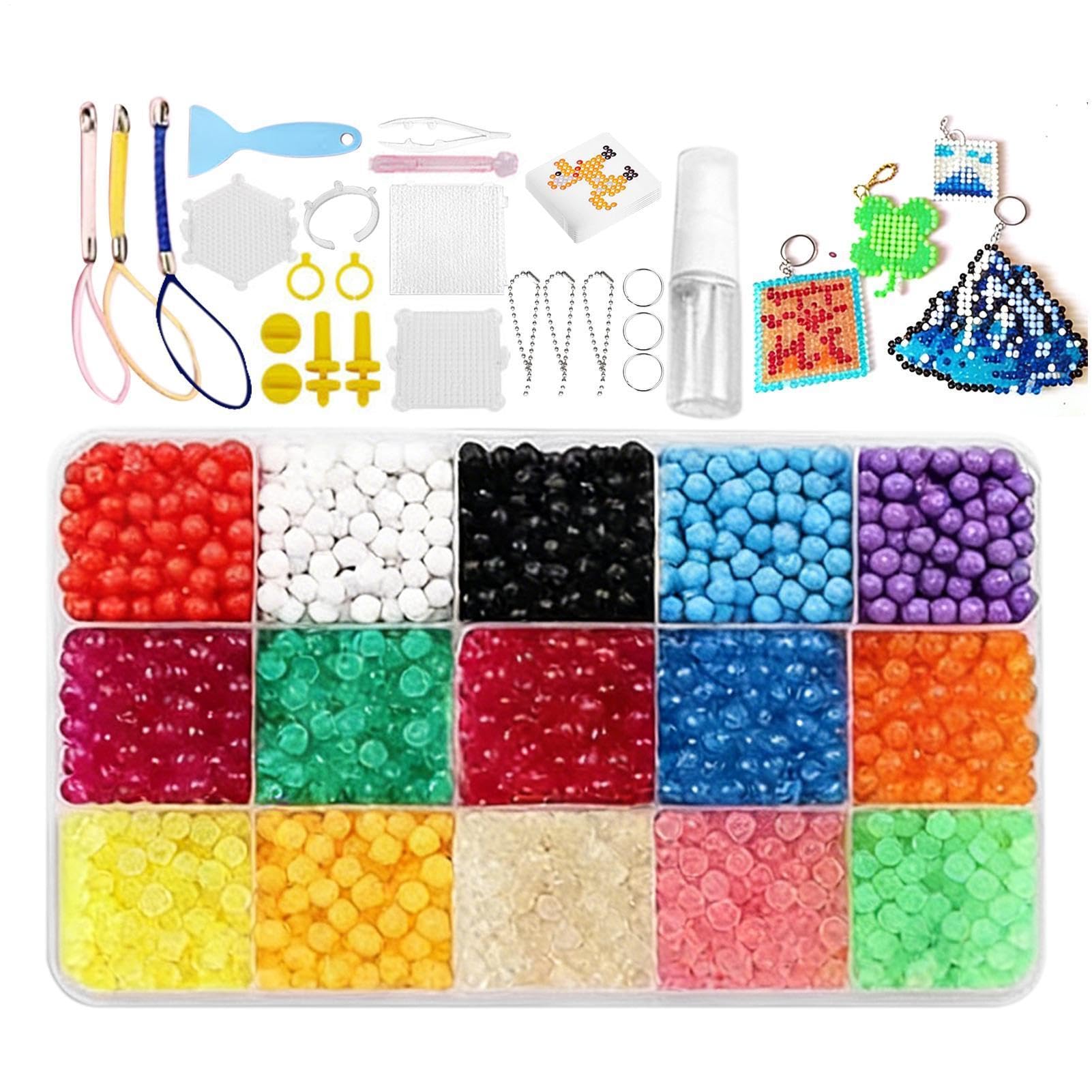 Cuentas fusibles que brillan en la oscuridad para manualidades infantiles y regalos de cumpleaños