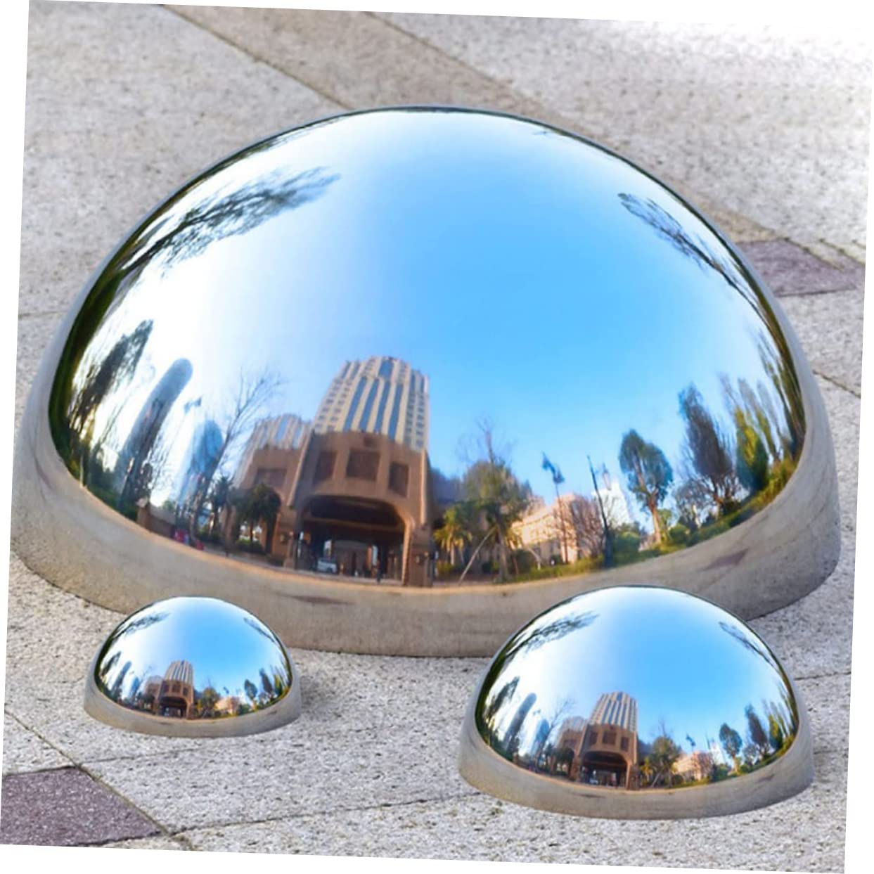 Amazon.co.jp: BUTIFULSIC 5個鏡面仕上げ ステンレス製半球ボール 反射