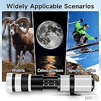 Vista 6 de JINTU 420-1600mm F/8.3 Lente de Zoom Telefoto Enfoque Manual para Lentes de Montura EF de Canon 4000D 2000D 1200D T8i T7 T7i T6 T6s T6i T5 T5i 80D