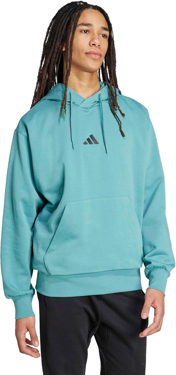adidas mens Essentials Feelcozy Fleece Hoodie - Image 2