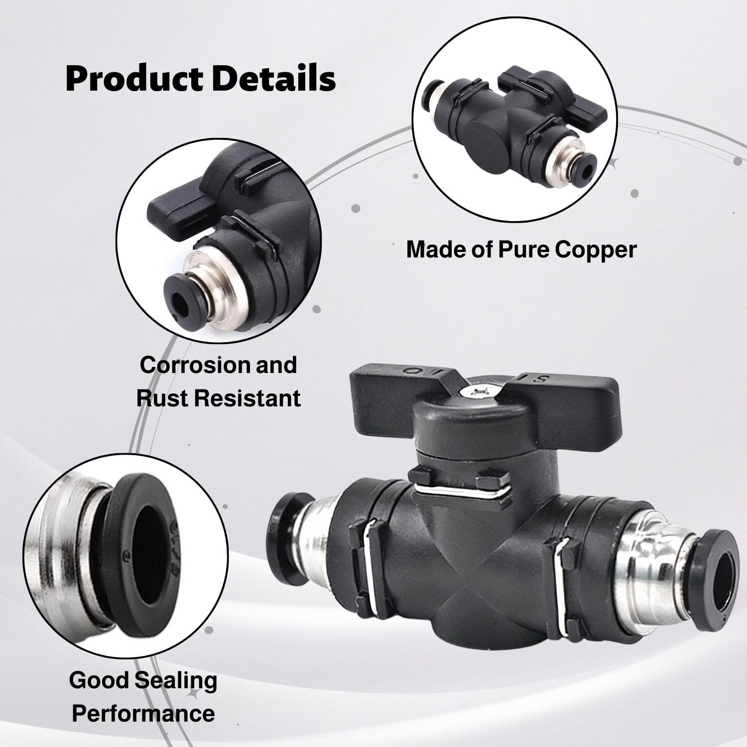 4-16mm Nylon Druckluft GERADE Schlauch Inline Steckverbinder Luftleitung 4-16mm Nylon Druckluft GERADE Schlauch Inline Steckverbinder Luftleitung