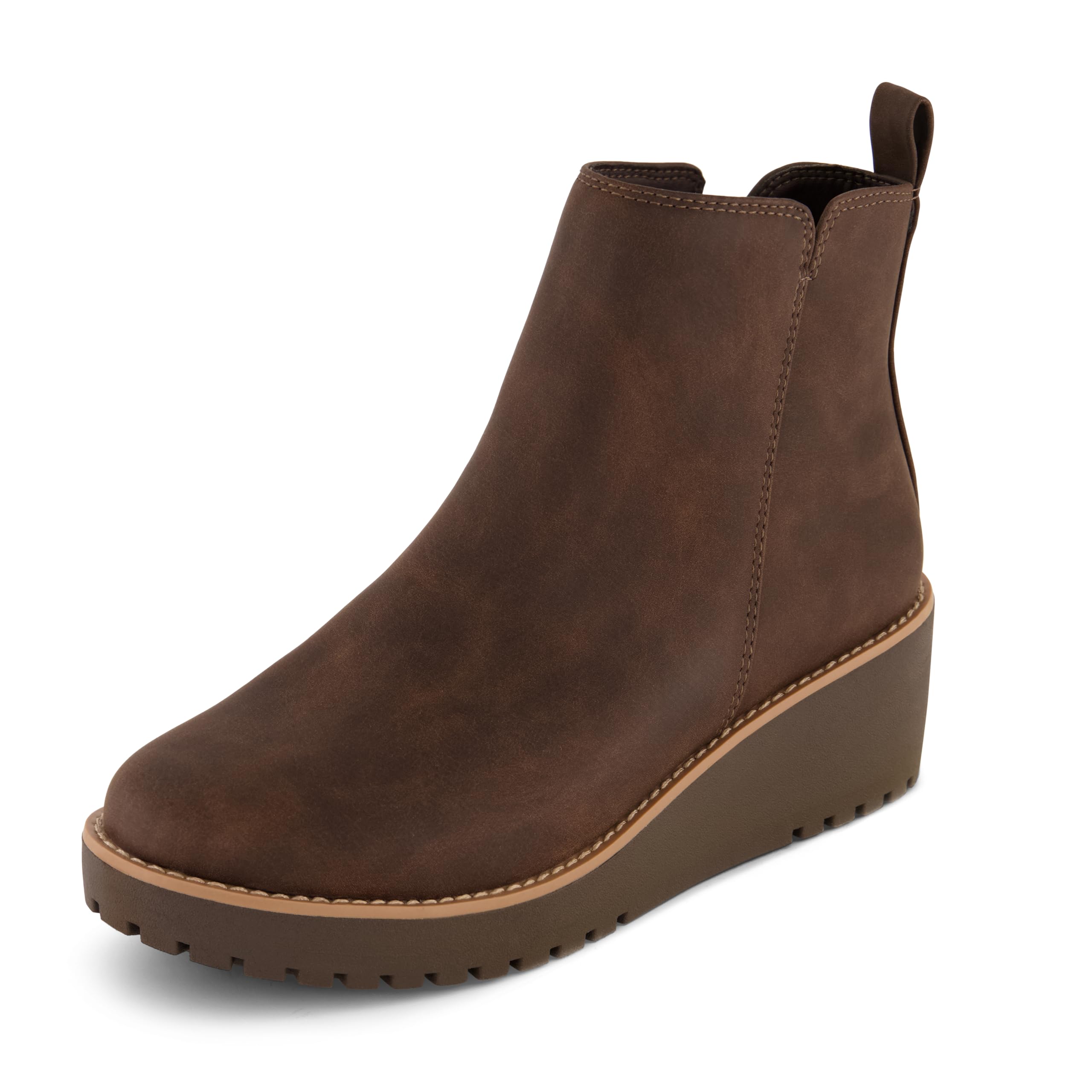 CUSHIONAIRE Women's Ilena wedge boot +Memory Foam, Wide Widths Available