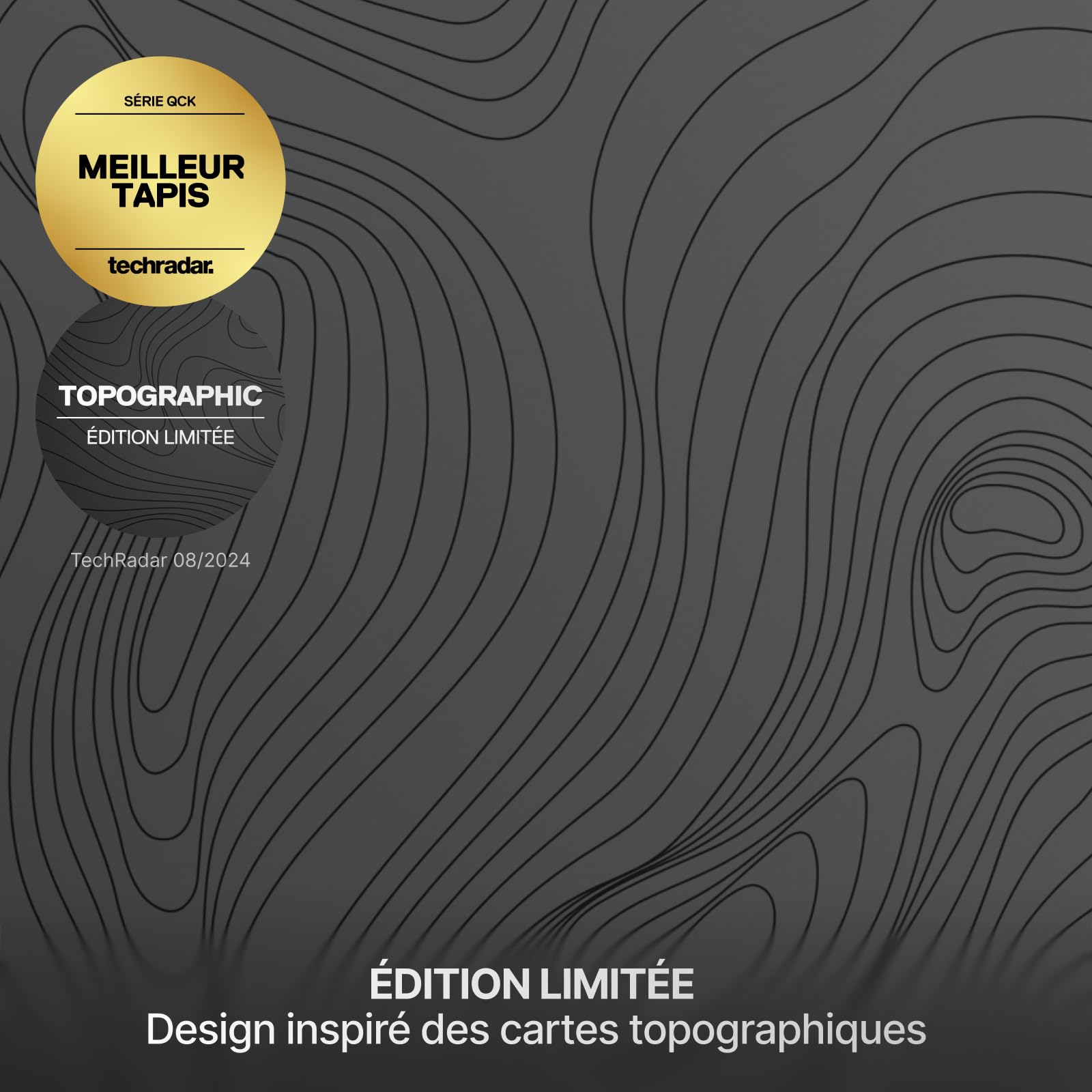 SteelSeries QCK Cloth XXL Gaming Mauspad – Topographische Limitierte Edition