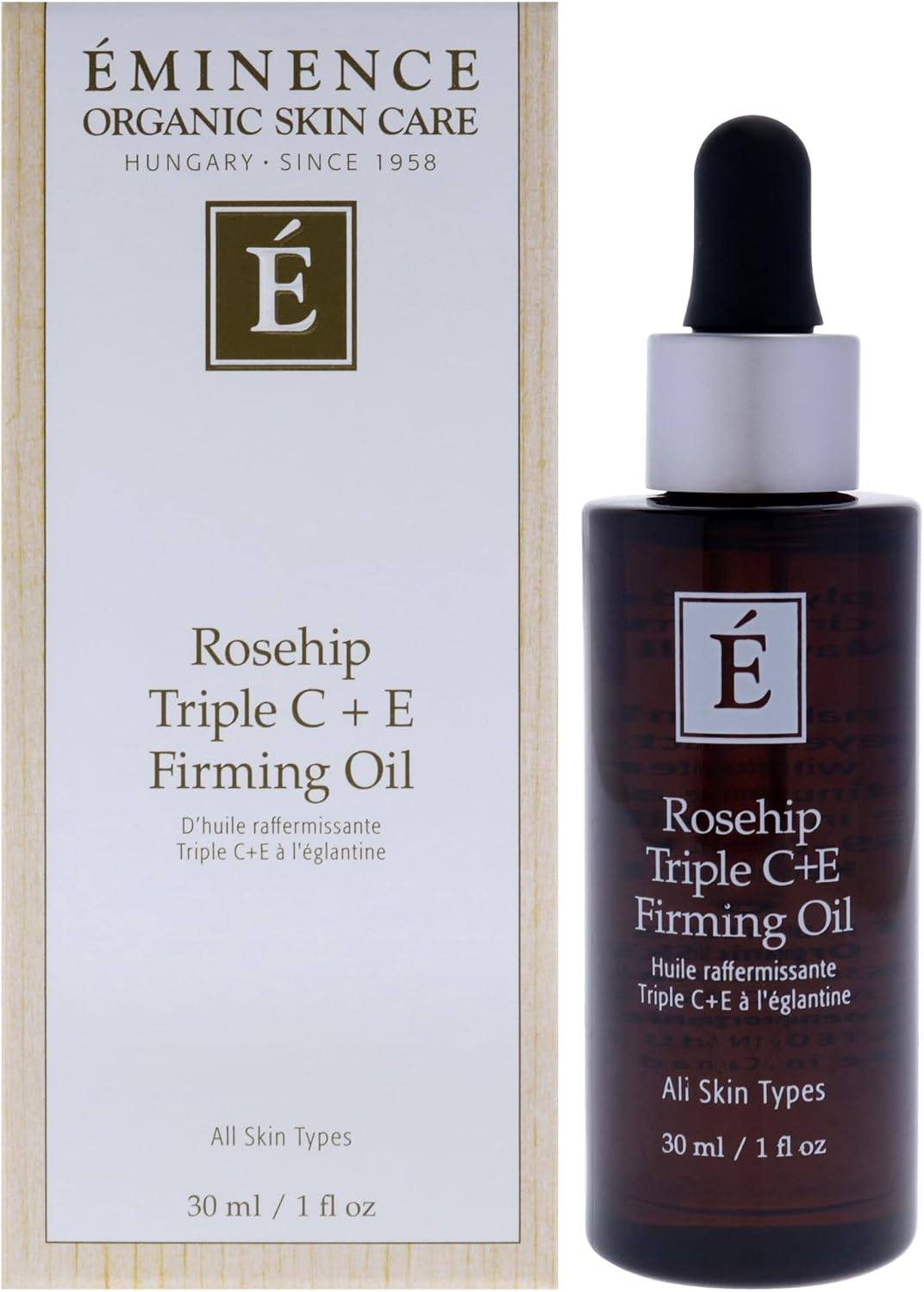 Eminence Rosehip Triple C Plus E Firming Oil for Unisex - 1 oz Oil