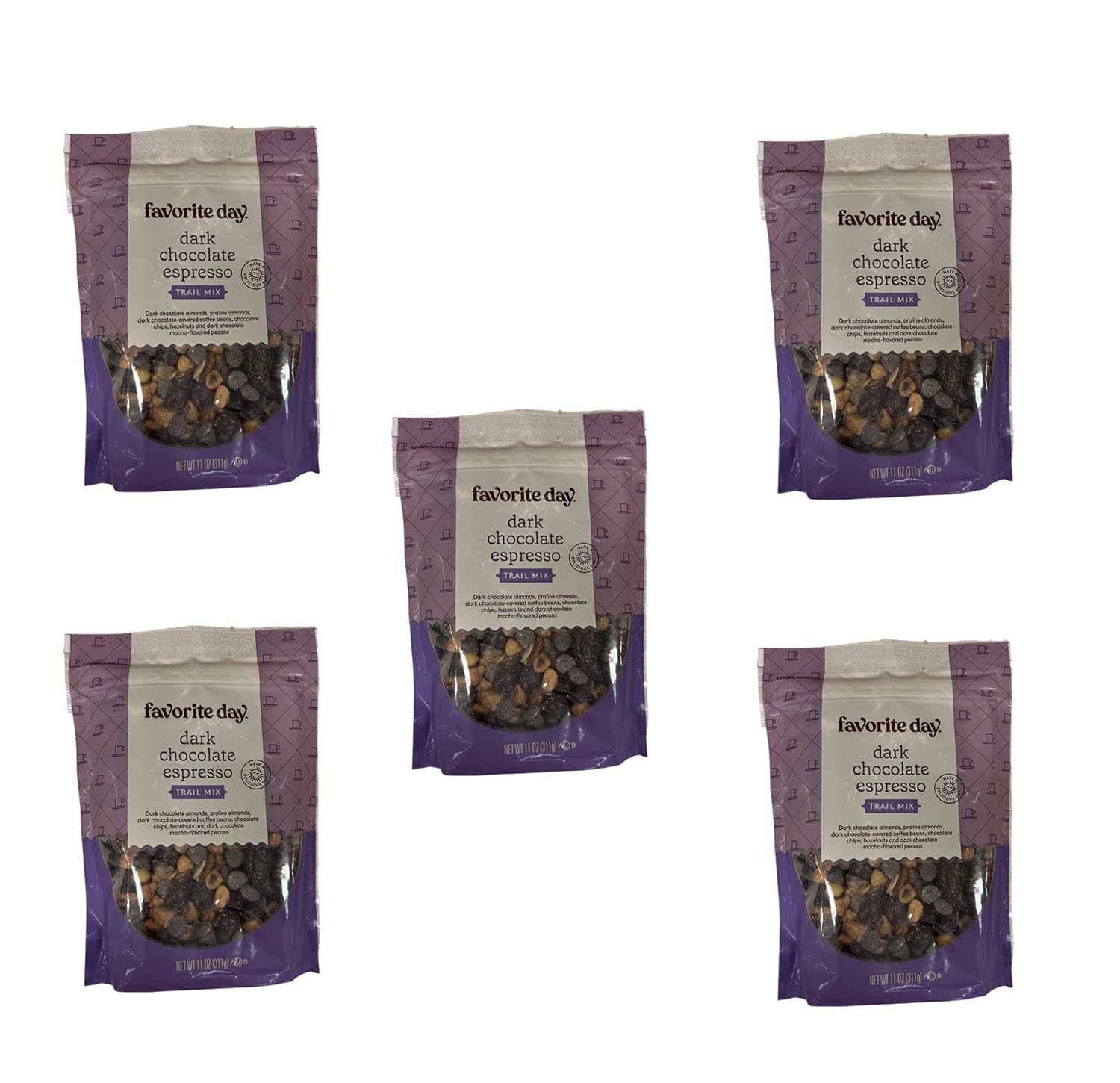 Dark Chocolate Espresso Trail Mix 11oz Favorite Day