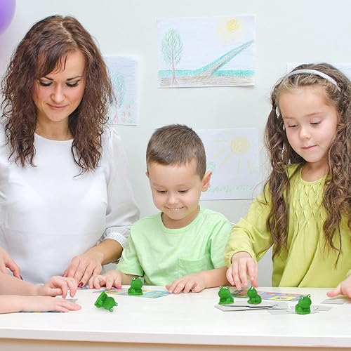 Miniatura 5 de BENBO Mini rana de resina, 40 figuras en miniatura de ranas verdes, ranas verdes, decoración de animales, modelo de hadas, jardín, musgo, paisaje,