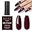 Makartt Dark Red Burgundy Gel Polish: 15ml Maroon Red Gel Nail Polish Fall Winter Soak Off UV LED Lamp Art Manicure Salon DIY Home Intense Color Gifts for Women Crimson Luxe