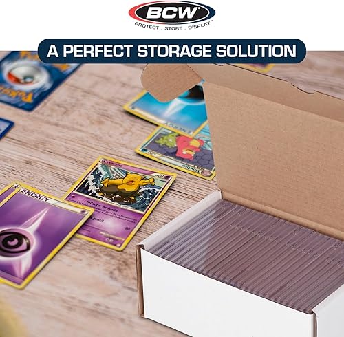 Miniatura 2 de BCW Caja de almacenamiento de tarjetas graduadas de 5 quilates  Caja de almacenamiento de tarjetas de béisbol  Capacidad para 30 tarjetas