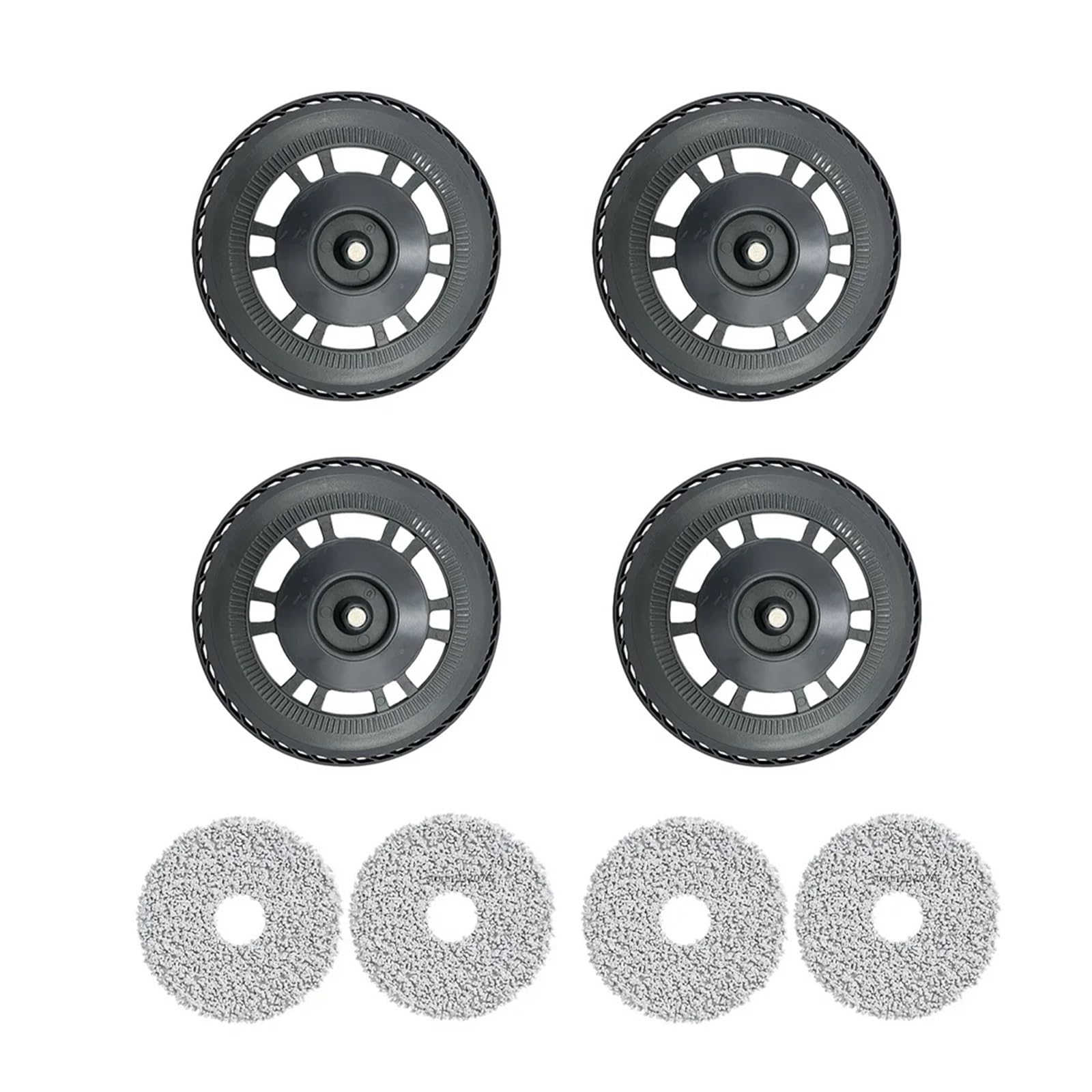 UKDNAEUF Vacuum Cleaner Mop Tray Mop Cloth Stand Accessories. Compatible for Dreame L20 Ultra/L30 Ultra/X40 Ultra/X30 Master One(4Mop and 4Mount), ooqiang8920